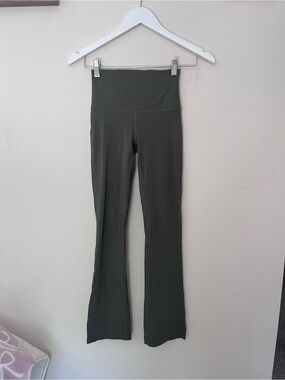 Lululemon Align Mini-Flare Pant XShort — Army Green
